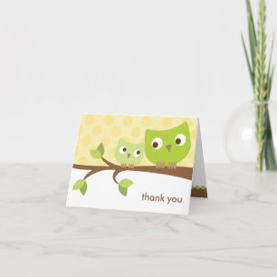 Remerciements Carte de Green Owls