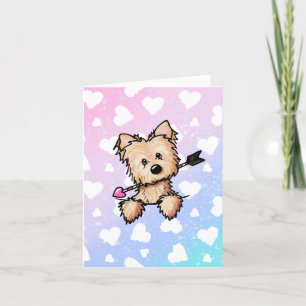 Remerciements Carte de jour Cairn Terrier Valentines
