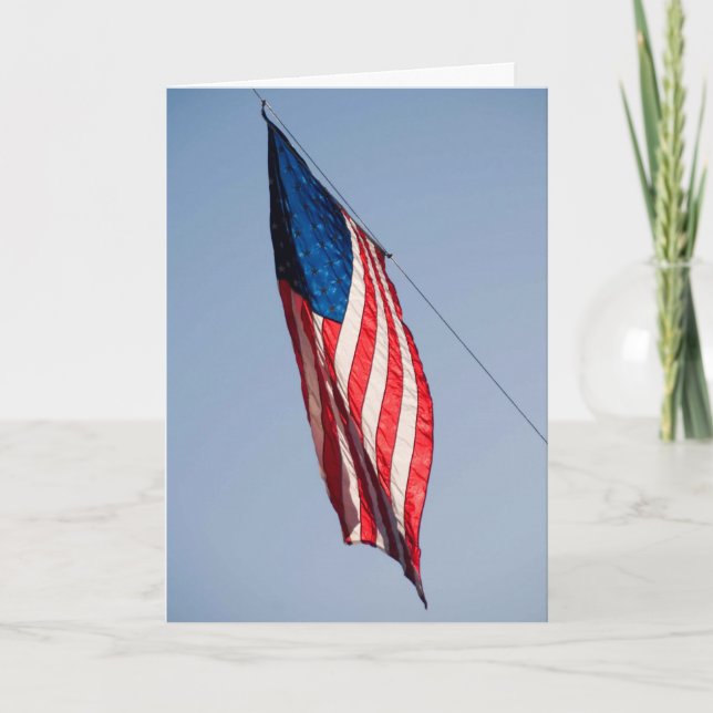 Remerciements Carte de jour pour vétéran (Devant)