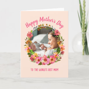 Remerciements Carte de la Fête des Mères "À la meilleure maman d