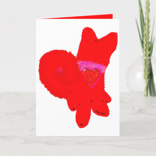 Remerciements Carte de la Saint Valentin