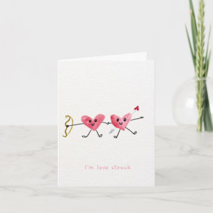 Remerciements Carte de la Saint-Valentin coup de foudre