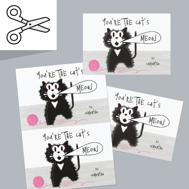 Remerciements Carte de la Saint-Valentin pour Kitty Pretty à déc (Créateur téléchargé)