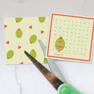 Remerciements Carte de la Saint-Valentin pour la classe avec rec