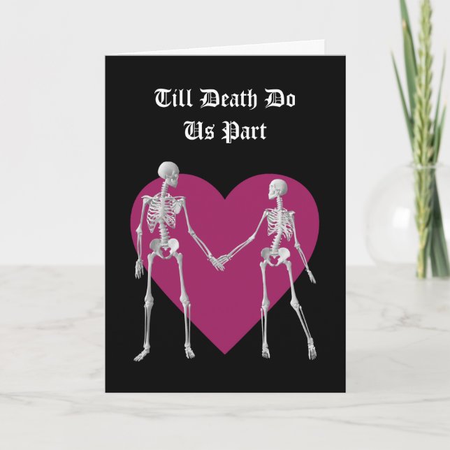 Remerciements Carte de la Saint-Valentin Rose Jusqu'à Ce Que la  (Devant)