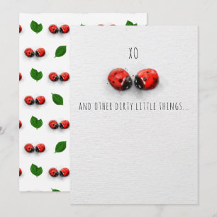 Remerciements Carte de la Saint-Valentin XO HUGS AND KISSES BUGS