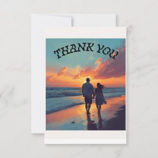 Remerciements Carte de mariage