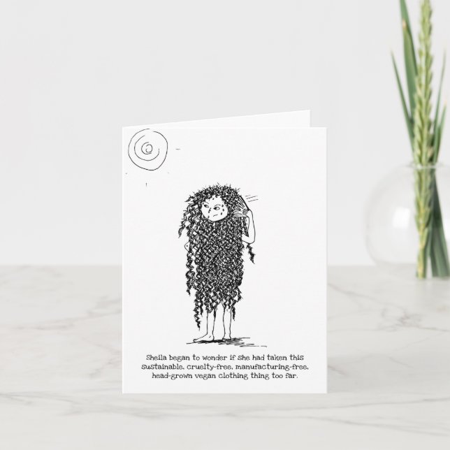 Remerciements Carte de mauvais choix de vêtements (Devant)