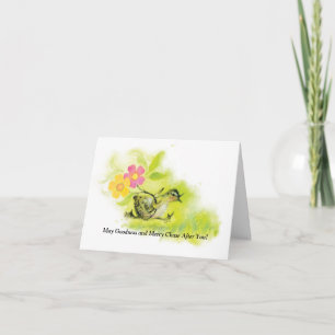 Remerciements Carte de Merci/de voeux, 4 po x 5,6 po