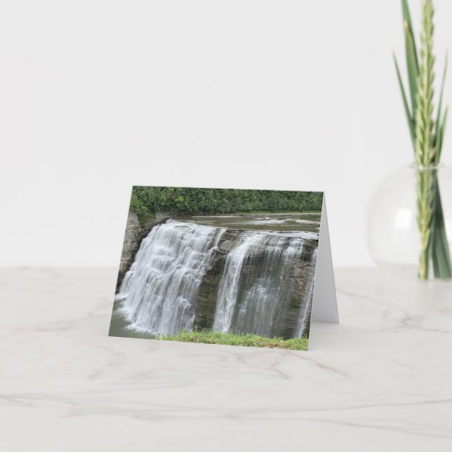 Remerciements Carte de Middle Falls (Ska-ga-dee) (Devant)