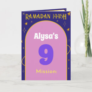 Remerciements Carte de mission d'activité Ramadan et Aïd modifia
