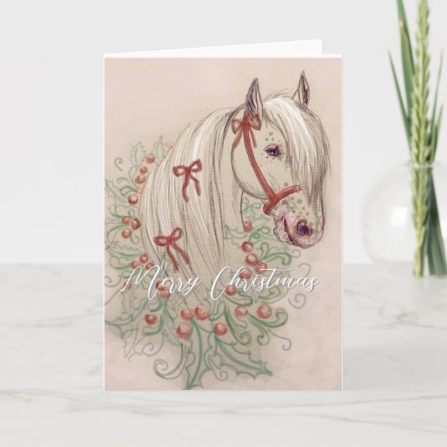 Remerciements Carte de Noël (Devant)