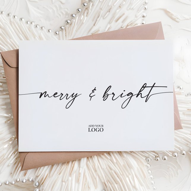 Remerciements Carte de Noël de Noël de marque moderne (Créateur téléchargé)