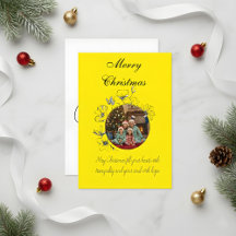 Carte de Noël familiale avec photo