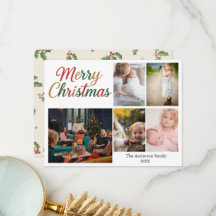 Carte de Noël Festive Fun Christmas 5 Photos