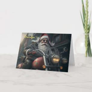 Remerciements CARTE DE NOËL GRANDPA cool