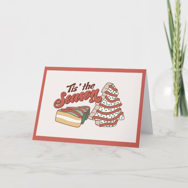 Remerciements Carte de Noël Little Debbie (Devant)