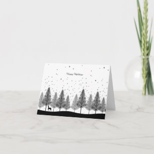 Remerciements Carte de Noël nuit silencieuse
