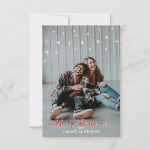 Remerciements Carte de Noël Personnalisée