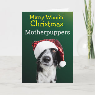Remerciements Carte de Noël personnalisée de votre Collie Bordur