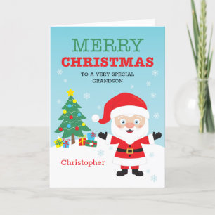 Remerciements Carte de Noël personnalisée pour les enfants