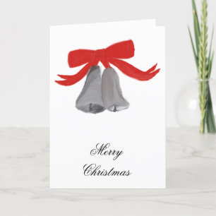 Remerciements Carte de Noël Silver Bells