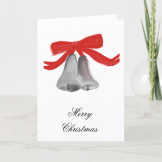 Remerciements Carte de Noël Silver Bells
