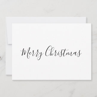 Remerciements Carte de Noël SIMPLE MINIMALE
