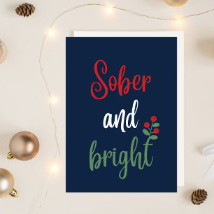 Remerciements Carte de Noël Sober, Carte de vacances personnalis