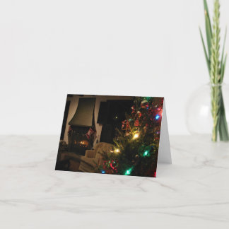 Remerciements carte de Noël traditionnelle