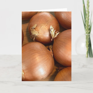Remerciements Carte de note blanche Onions