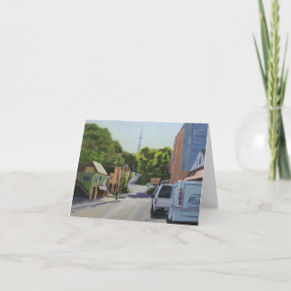 Remerciements Carte de note d'art Icehouse Townscape