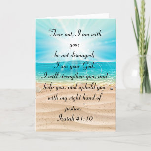 Remerciements Carte de note d'inspiration religieuse "Ne craigne