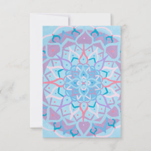 Remerciements Carte de note Mandala
