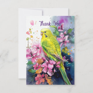 Remerciements Carte de note Parakee Thank You