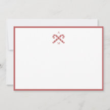 Carte de note personnalisée rouge à l'effigie d'un