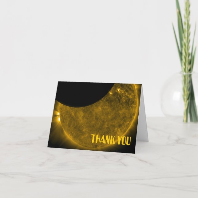 Remerciements Carte de notes Sun & Moon Thank You (Devant)