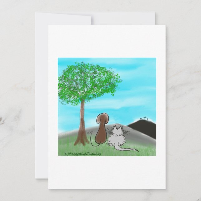 Remerciements Carte de Pâques (Devant)