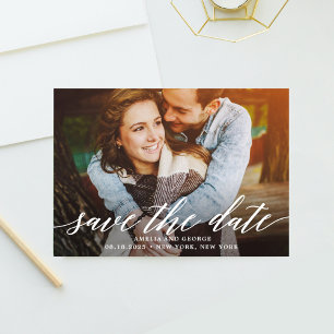 Remerciements Carte de rappel de date de mariage à couleur modif