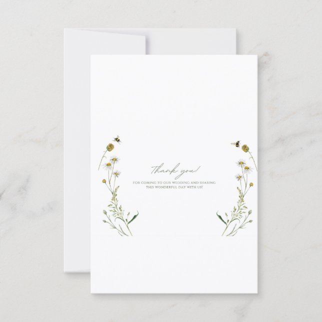 Remerciements Carte de remerciement à plat (Devant)