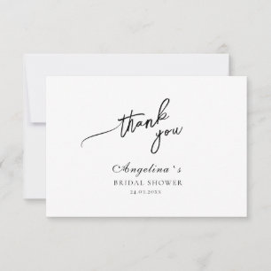 Remerciements Carte de remerciement à plat