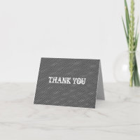 Carte de remerciement abstraite à points optiques
