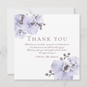 Remerciements Carte de remerciement Baby Shower - Appréciation f