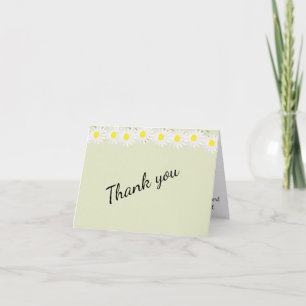 Remerciements Carte de remerciement Casual Daisy