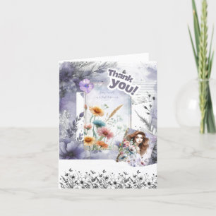 Remerciements Carte de remerciement Collage Scrapbooking