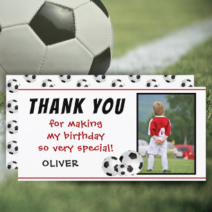 Remerciements Carte de remerciement d'anniversaire avec ballon d