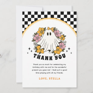 Remerciements Carte de remerciement d'anniversaire Halloween Gro