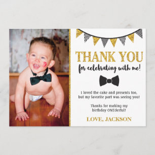Remerciements Carte de remerciement d'anniversaire Mr. ONEderful