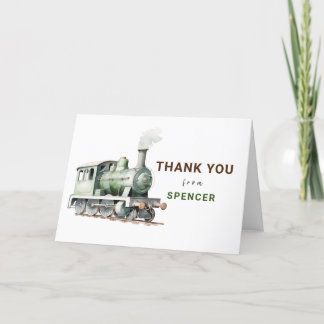 Remerciements Carte de remerciement d'anniversaire pliée sur le