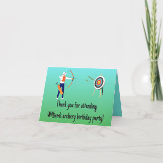 Remerciements Carte de remerciement d'anniversaire pour enfants 